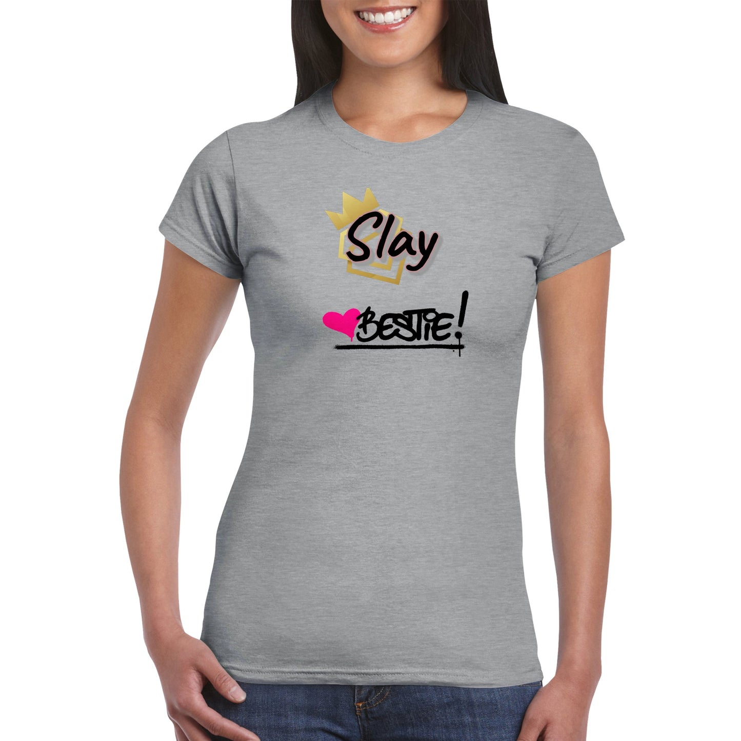 Slay Bestie- Classic Womens Crewneck T-shirt