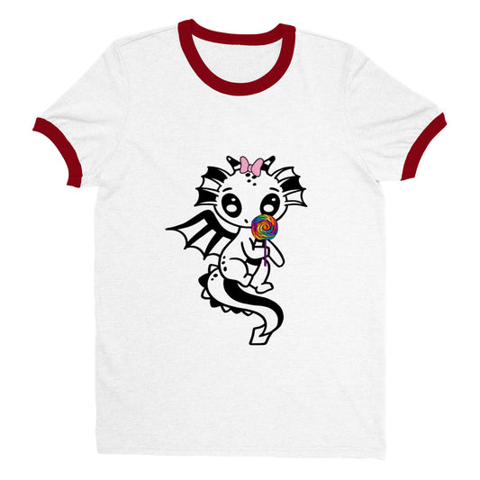 lollipop Dragon-Unisex Ringer T-shirt