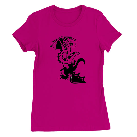 Cute Dragon-Premium Womens Crewneck T-shirt