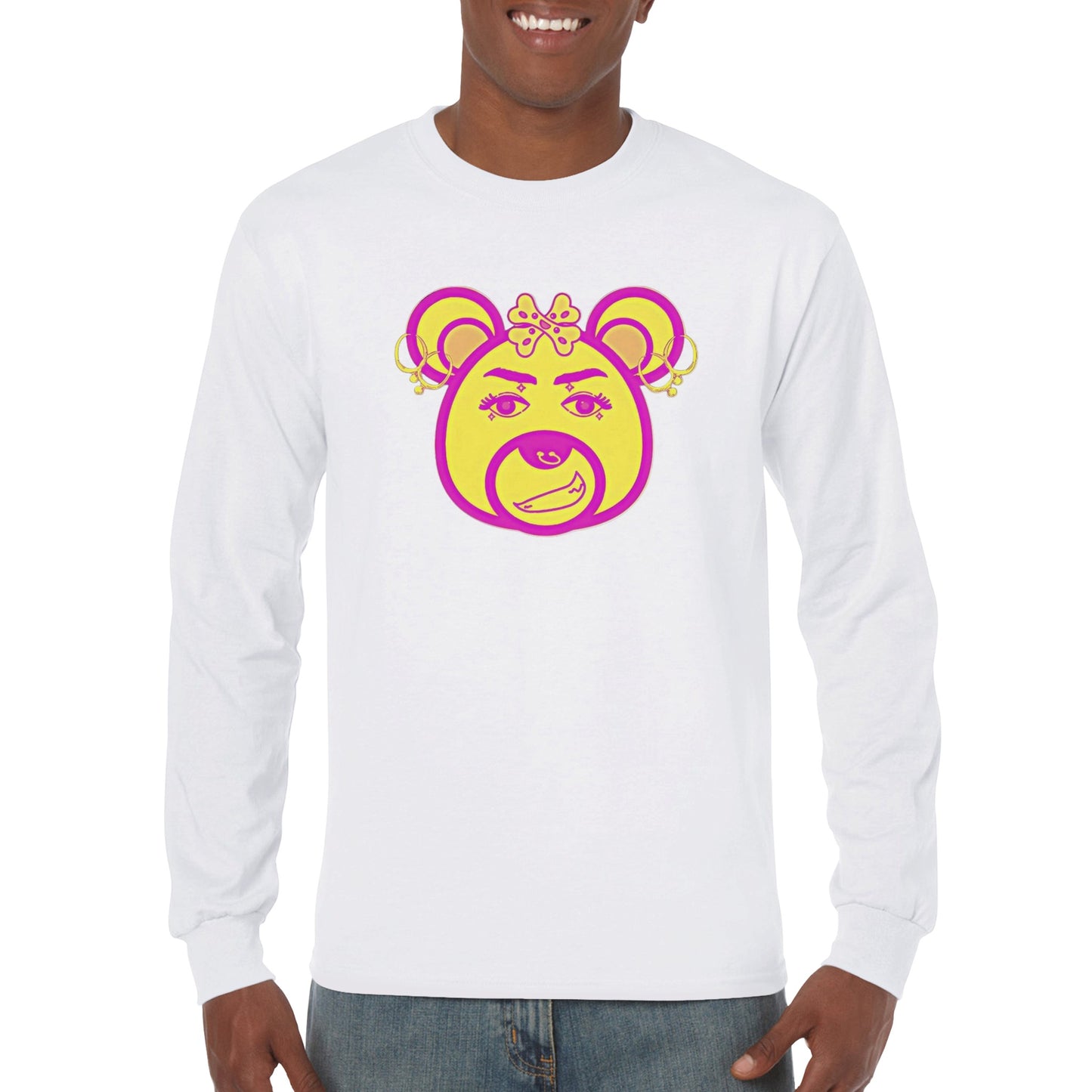 Neon Bear-Classic Unisex Longsleeve T-shirt