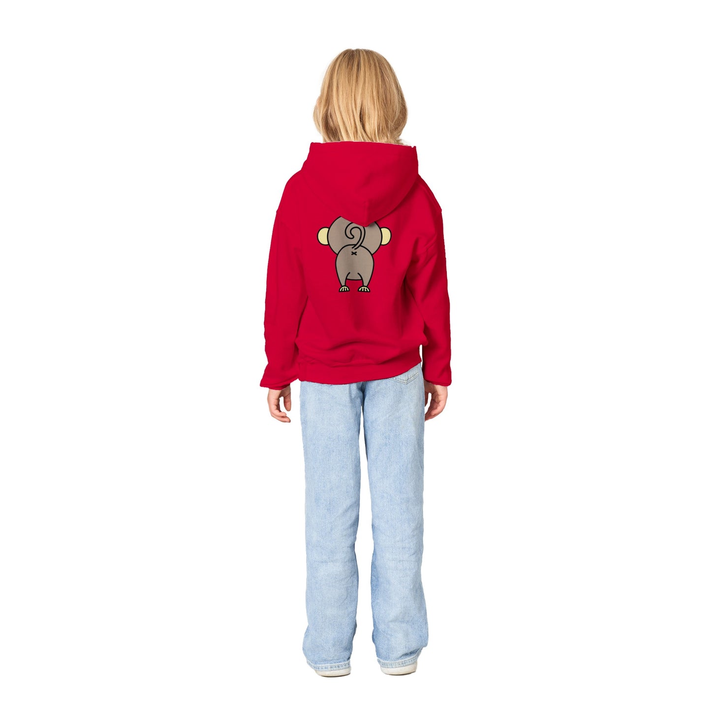 Monkey face and butt- kids clothing