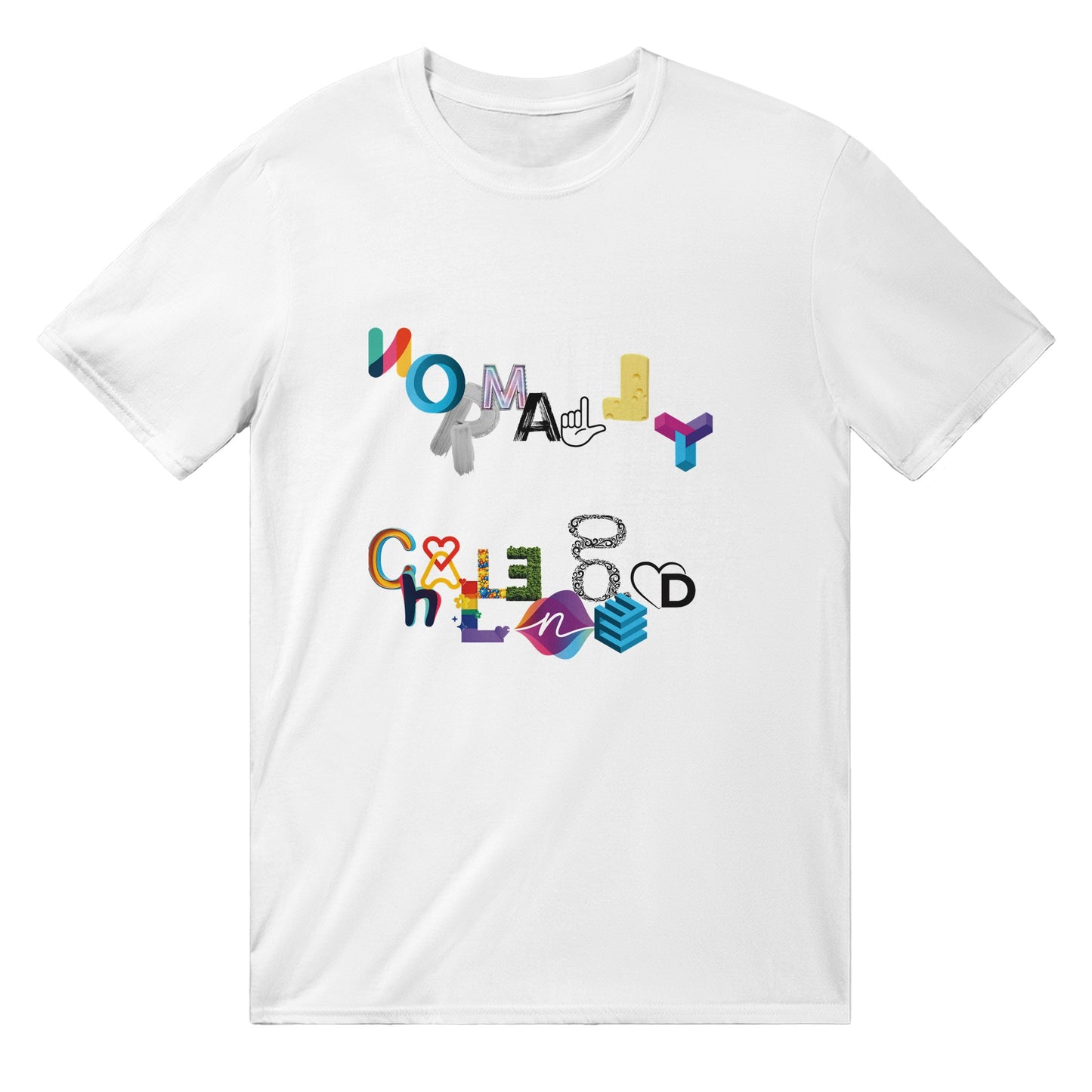 Normally Challenged -Classic Unisex Crewneck T-shirt