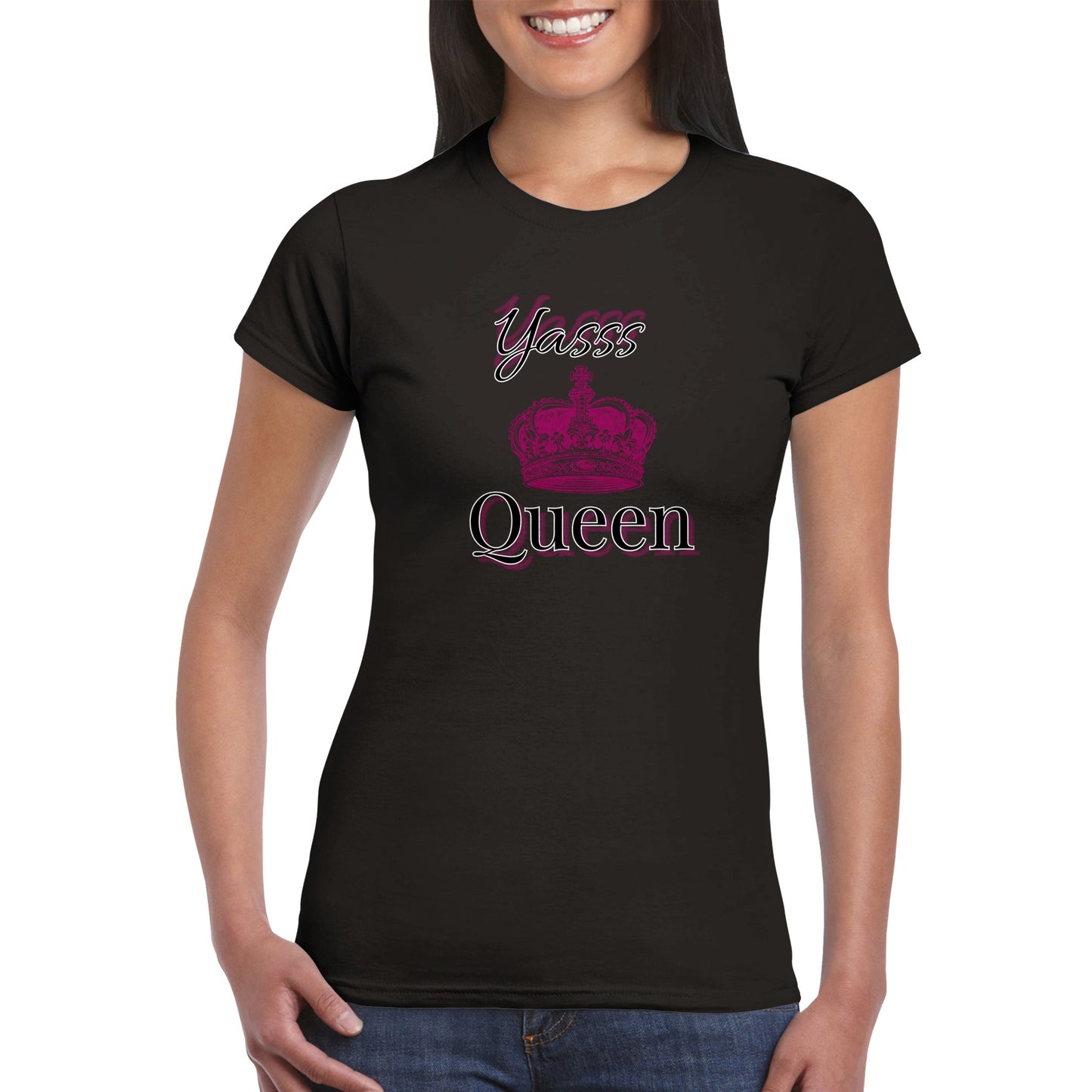 Yasss Queen - Classic Womens Crewneck T-shirt