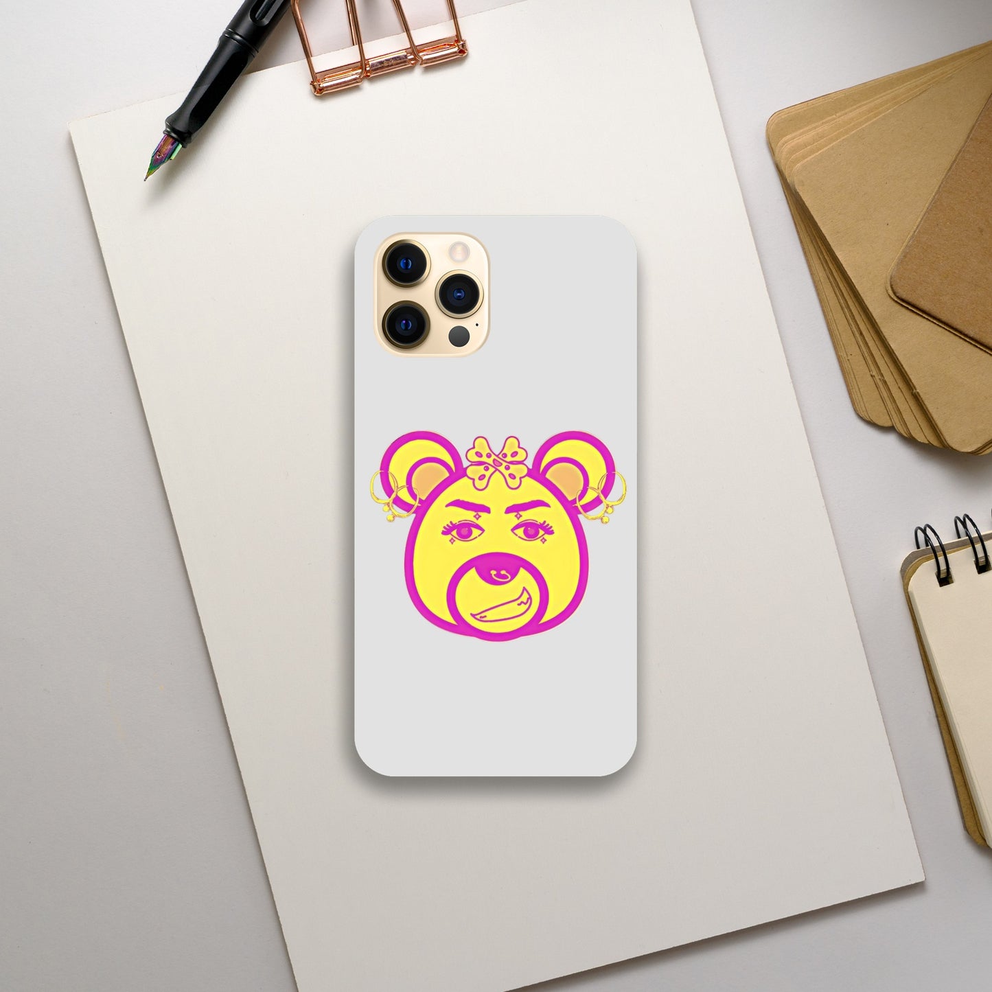 Neon Bear-Slim case