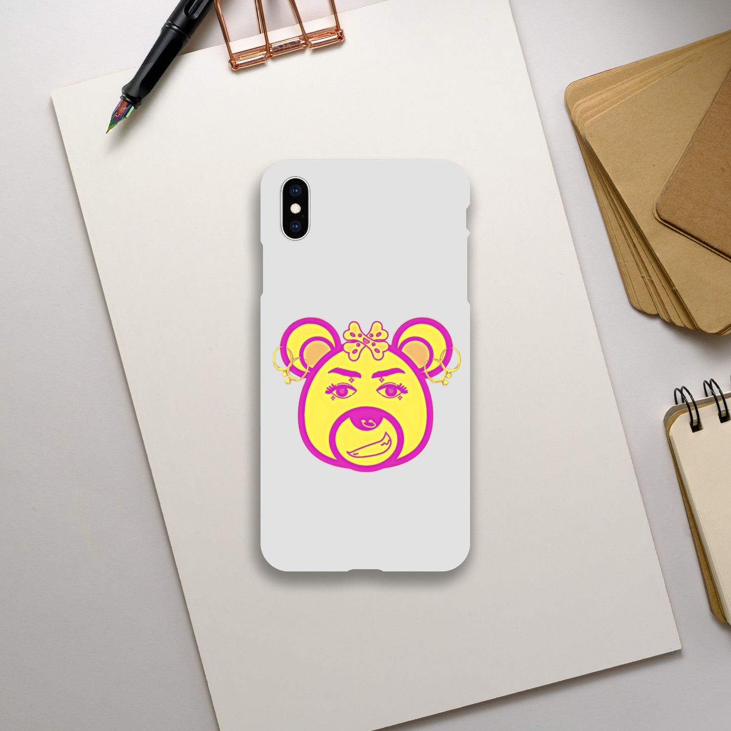 Neon Bear-Slim case