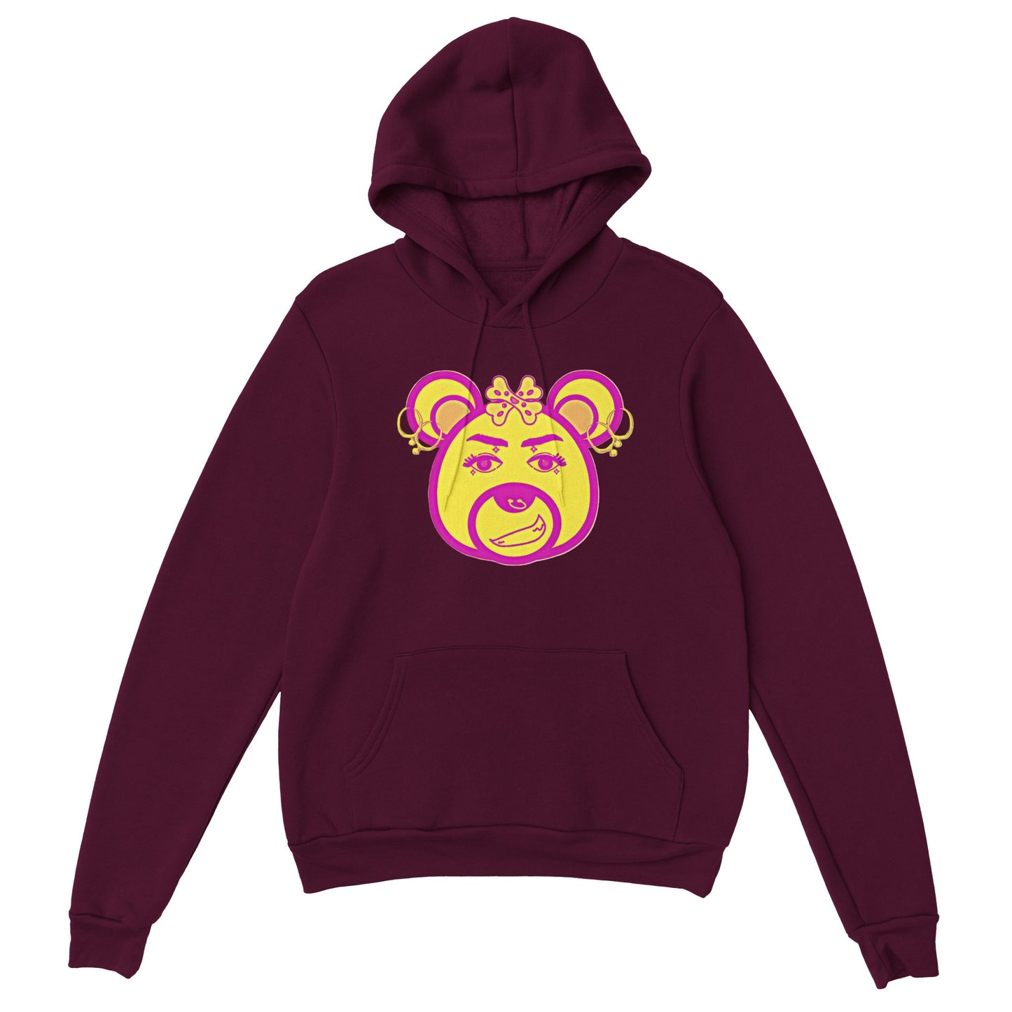 Neon Bear-Classic Unisex Pullover Hoodie