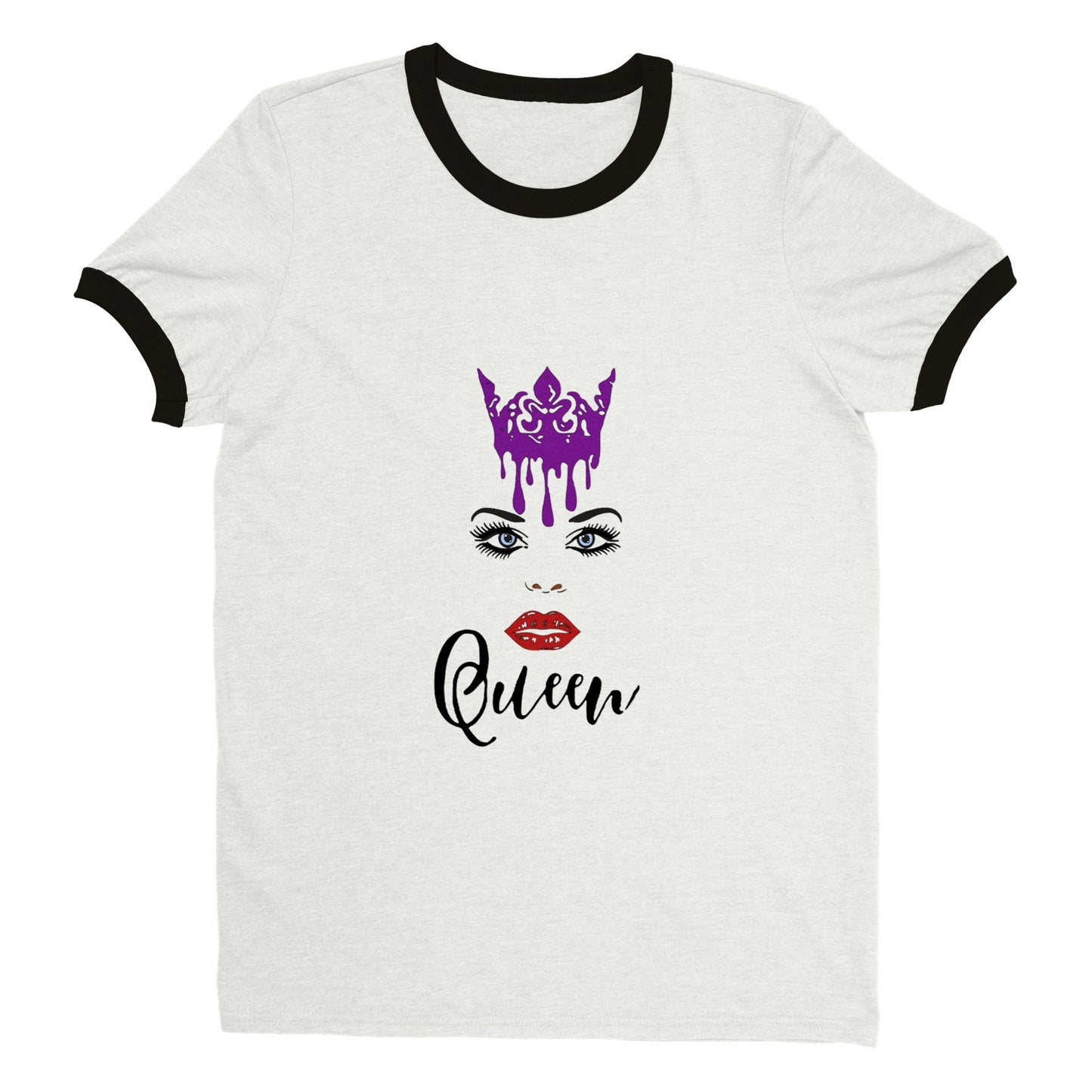 Crown Queen-Unisex Ringer T-shirt