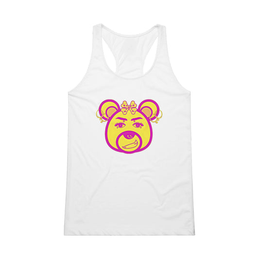 Neon Bear-Performance Womens Tank Top