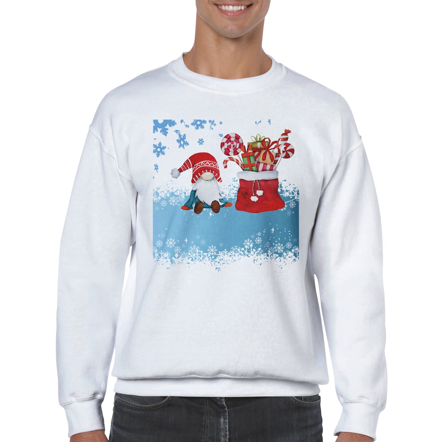 christmas gnome - Classic Unisex Crewneck Sweatshirt