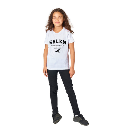 Salem Mass Witch hat - Premium Kids Crewneck T-shirt