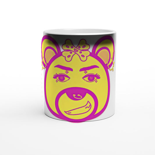 Neon Bear-Magic 11oz Ceramic Mug