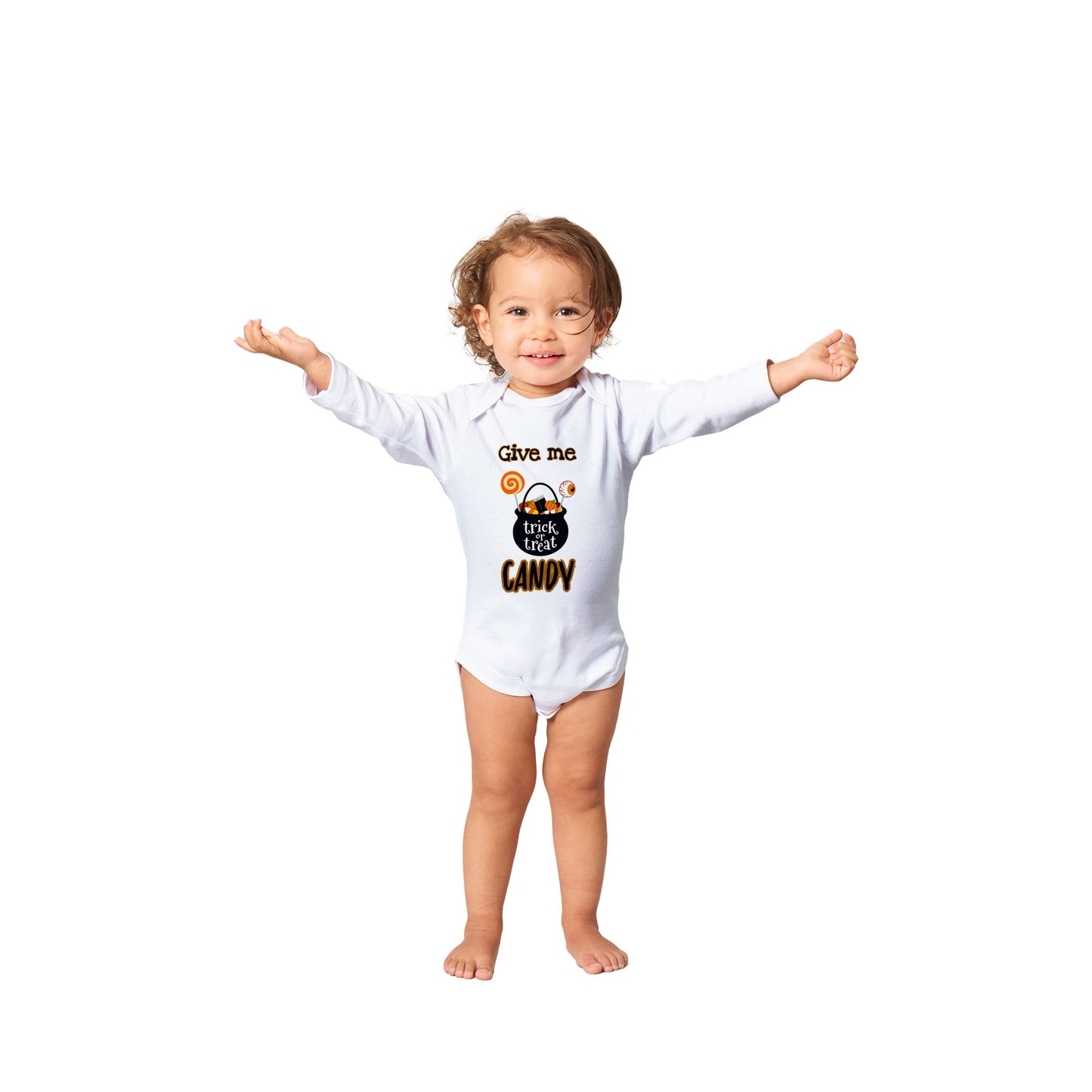 Give me candy -Classic Baby Long Sleeve Bodysuit