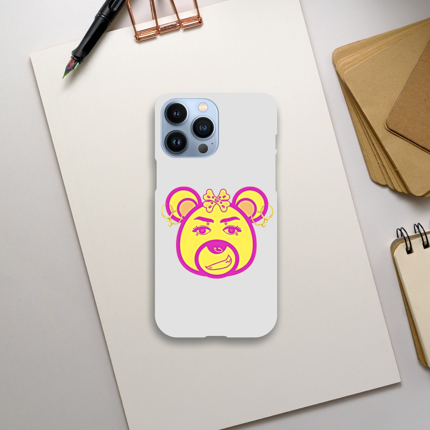 Neon Bear-Slim case