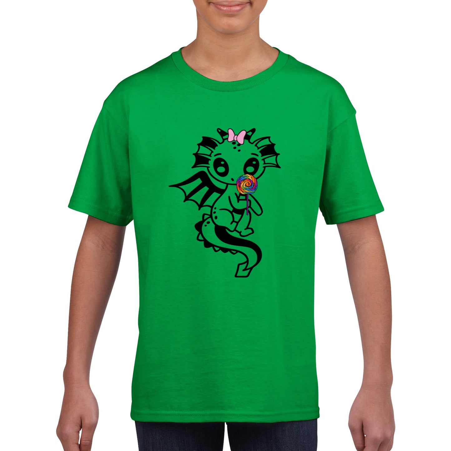 lollipop Dragon-Classic Kids Crewneck T-shirt