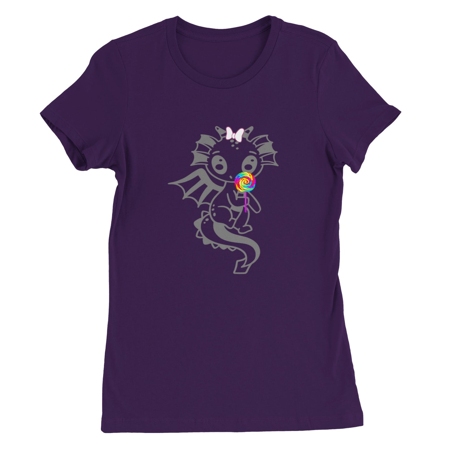 lollipop Dragon-Premium Womens Crewneck T-shirt