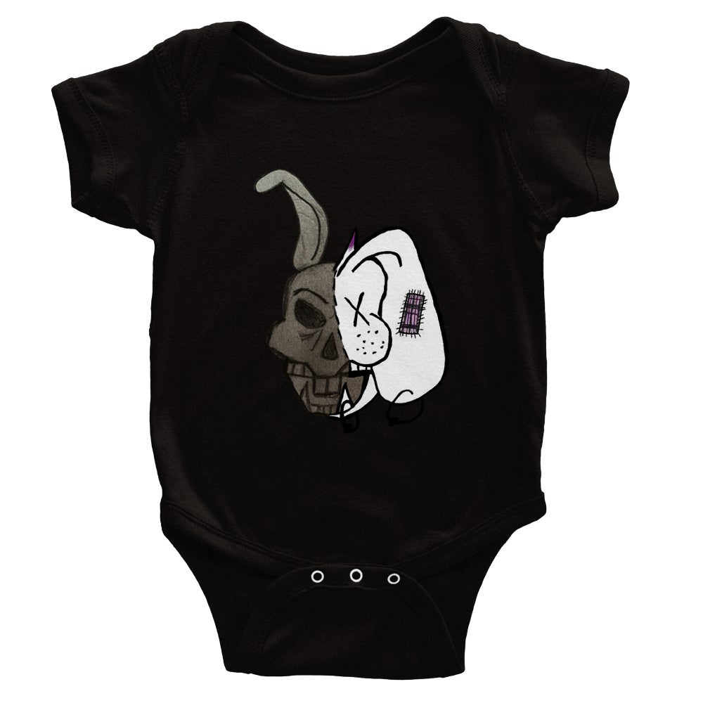 DEATH BUNNY - Classic Baby Short Sleeve Bodysuit