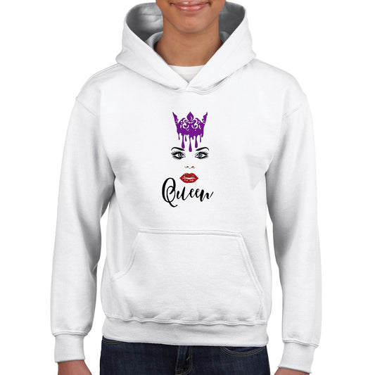 Crown Queen- Classic Kids Pullover Hoodie