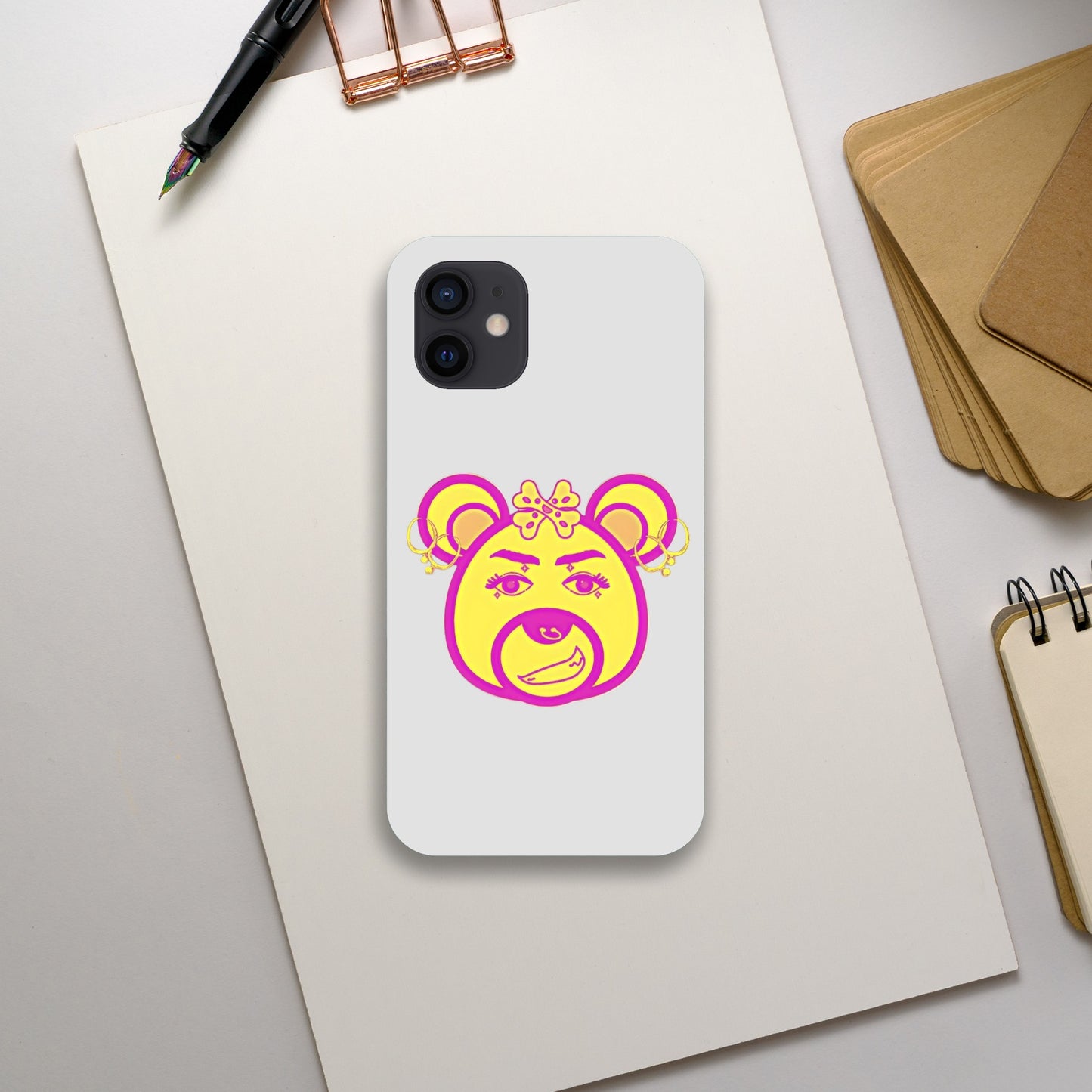 Neon Bear-Slim case