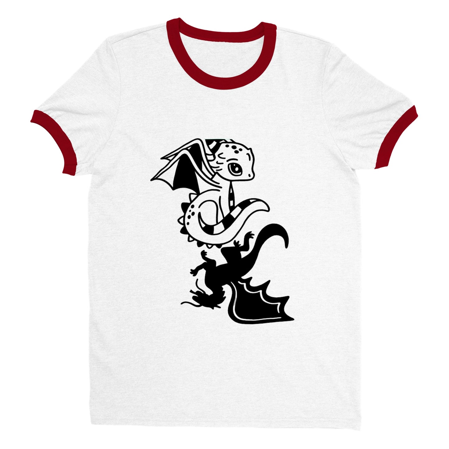 Cute Dragon-Unisex Ringer T-shirt