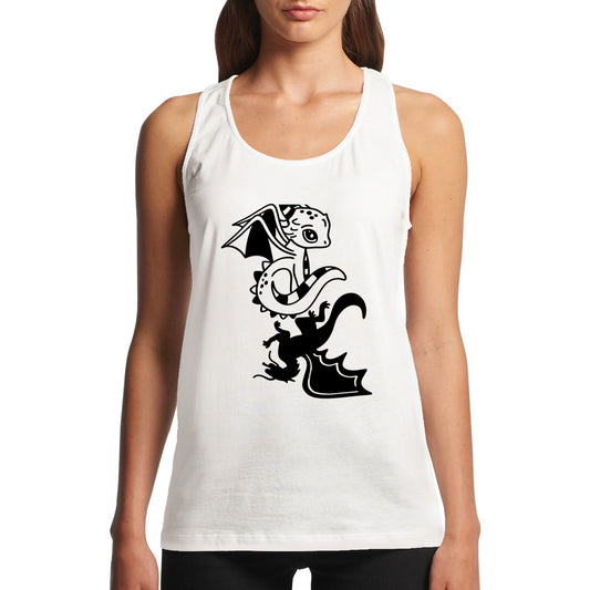 Cute Dragon-Performance Womens Tank Top