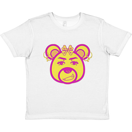 Neon Bear-Premium Kids Crewneck T-shirt