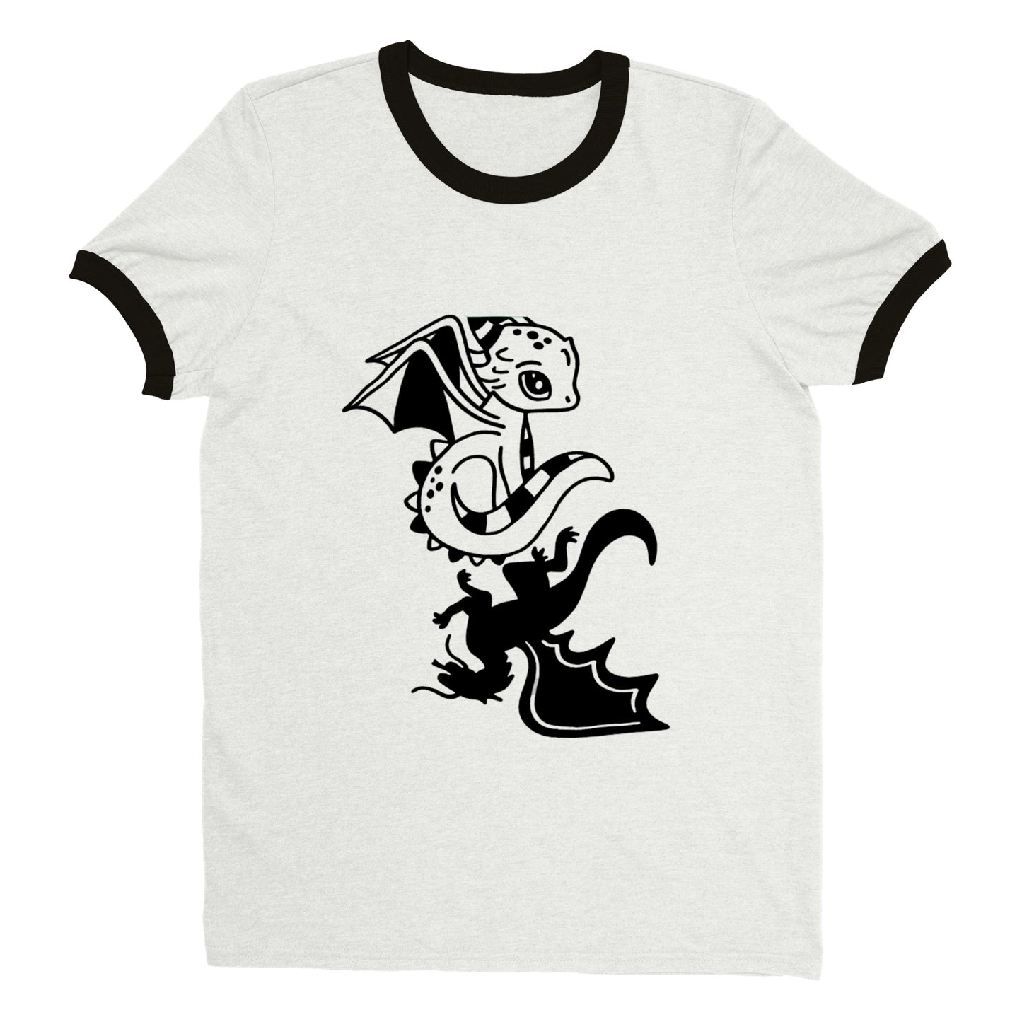 Cute Dragon-Unisex Ringer T-shirt