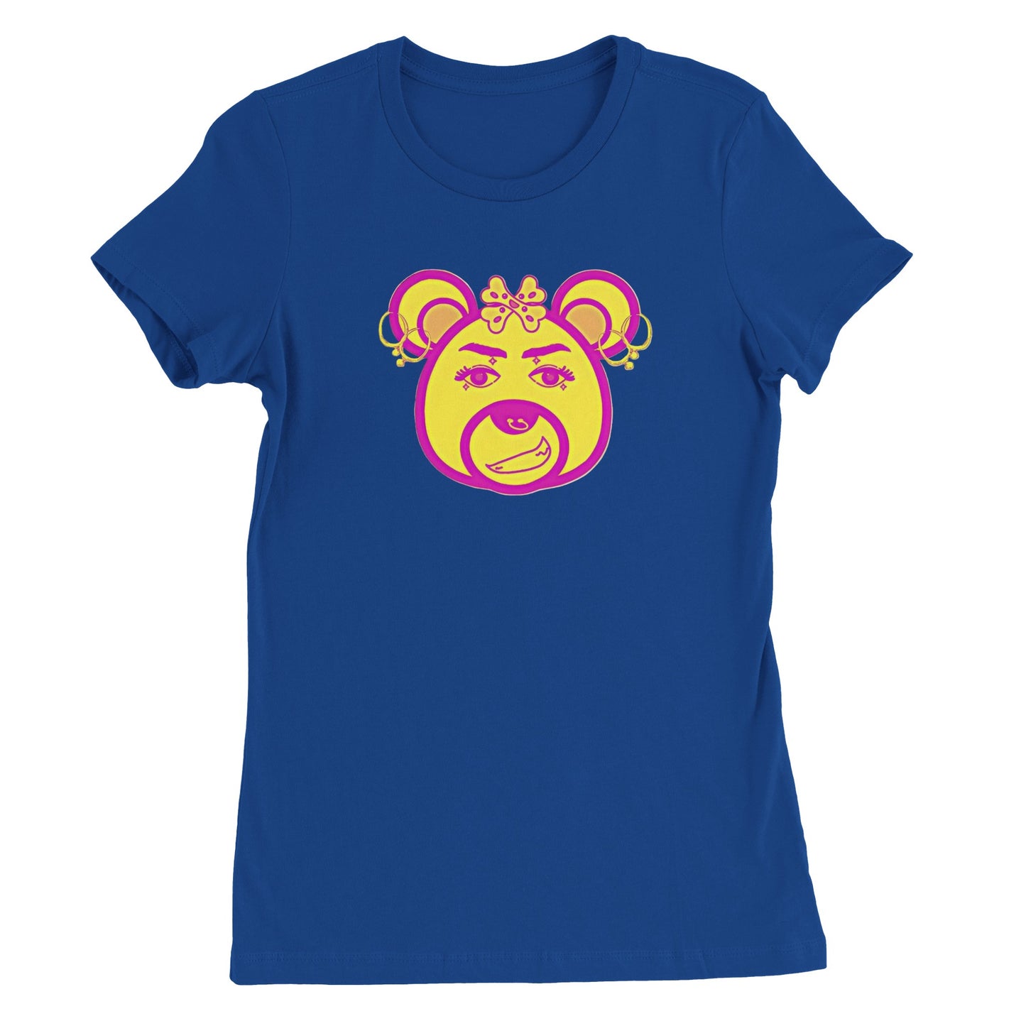 Neon Bear-Premium Womens Crewneck T-shirt
