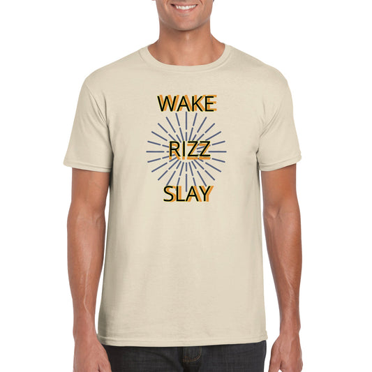 WAKE RIZZ SLAY -Classic Unisex Crewneck T-shirt