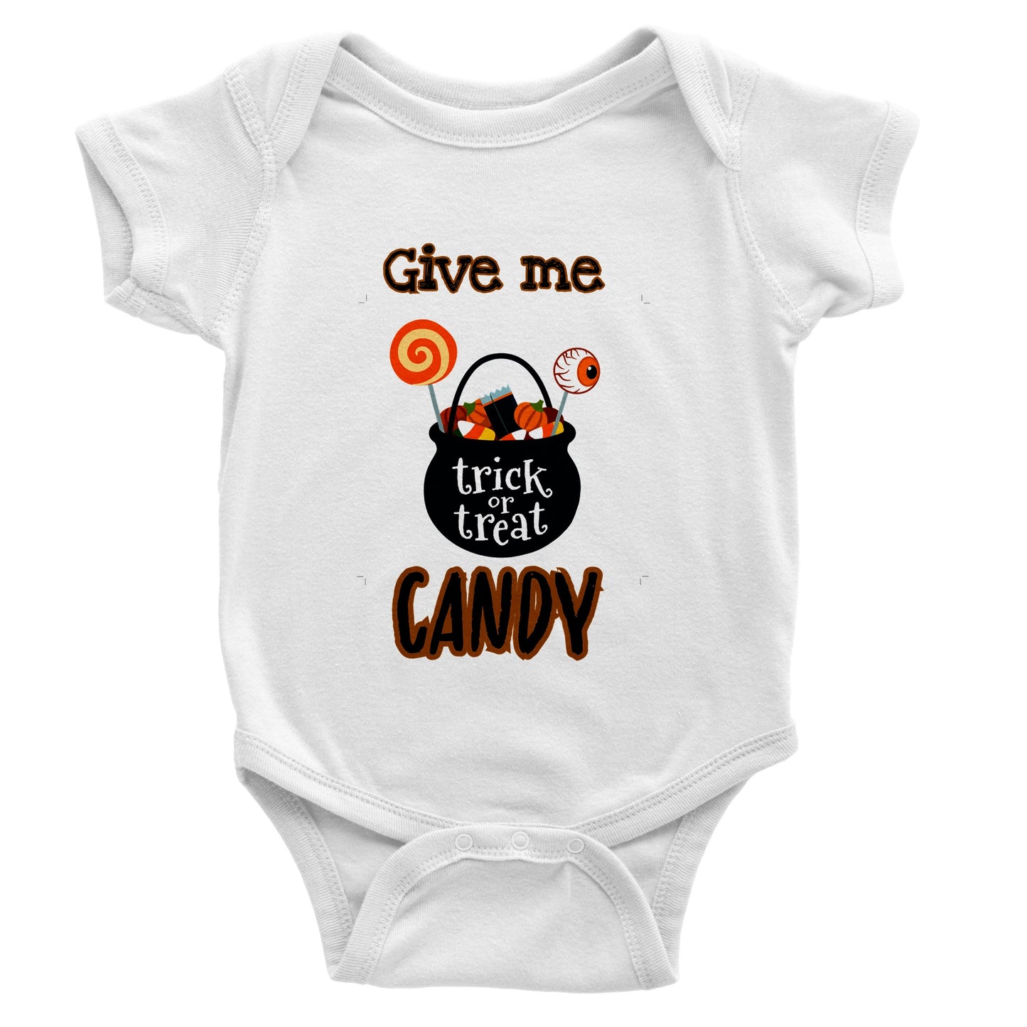 Give me candy -Classic Baby Short Sleeve Bodysuit