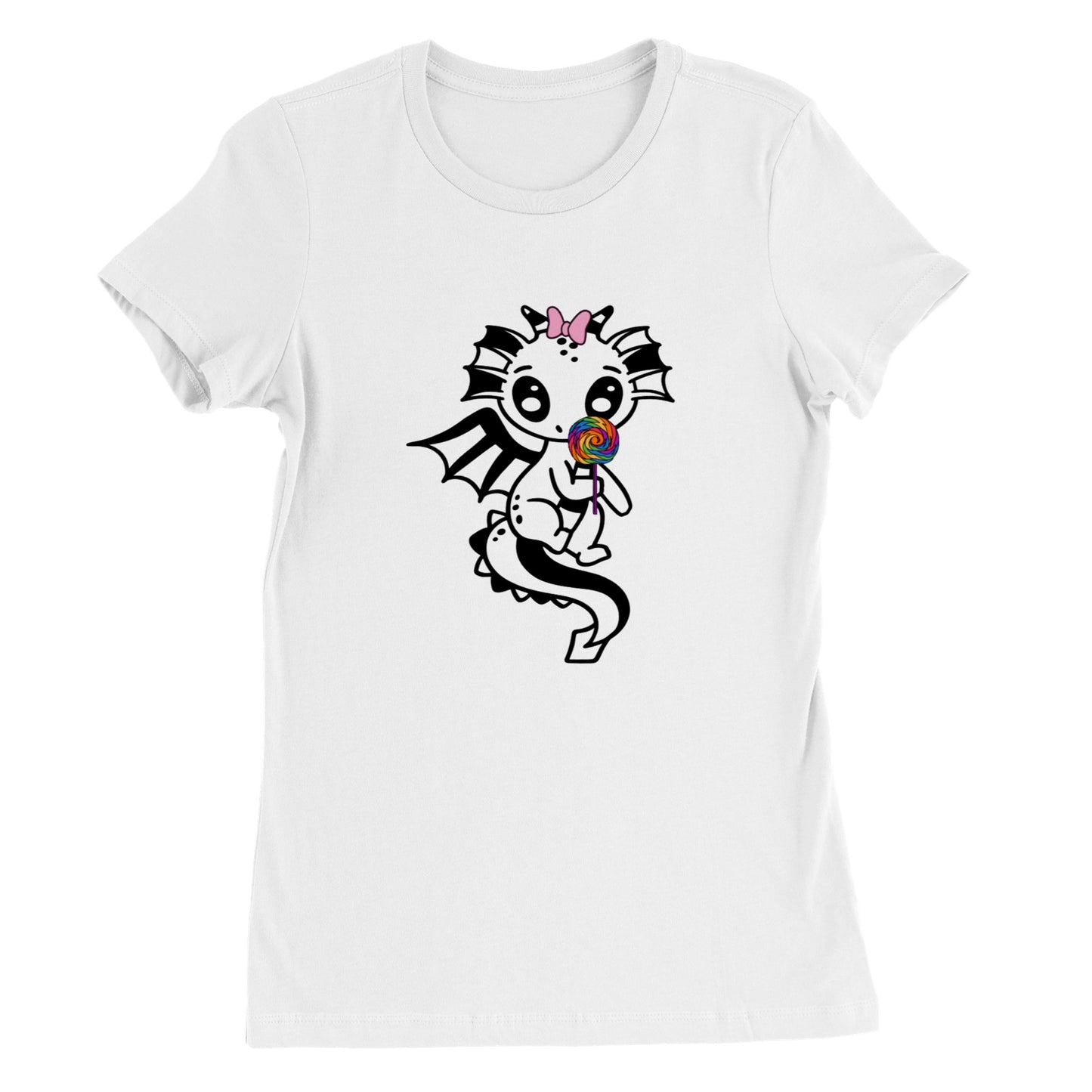 lollipop Dragon-Premium Womens Crewneck T-shirt