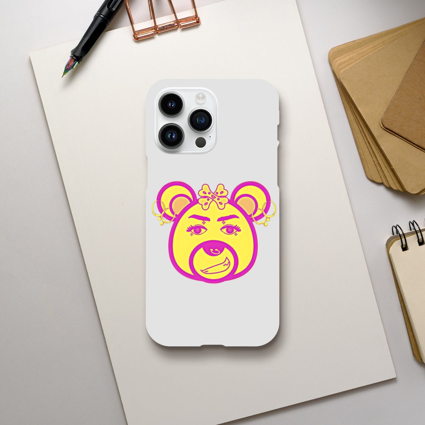 Neon Bear-Slim case