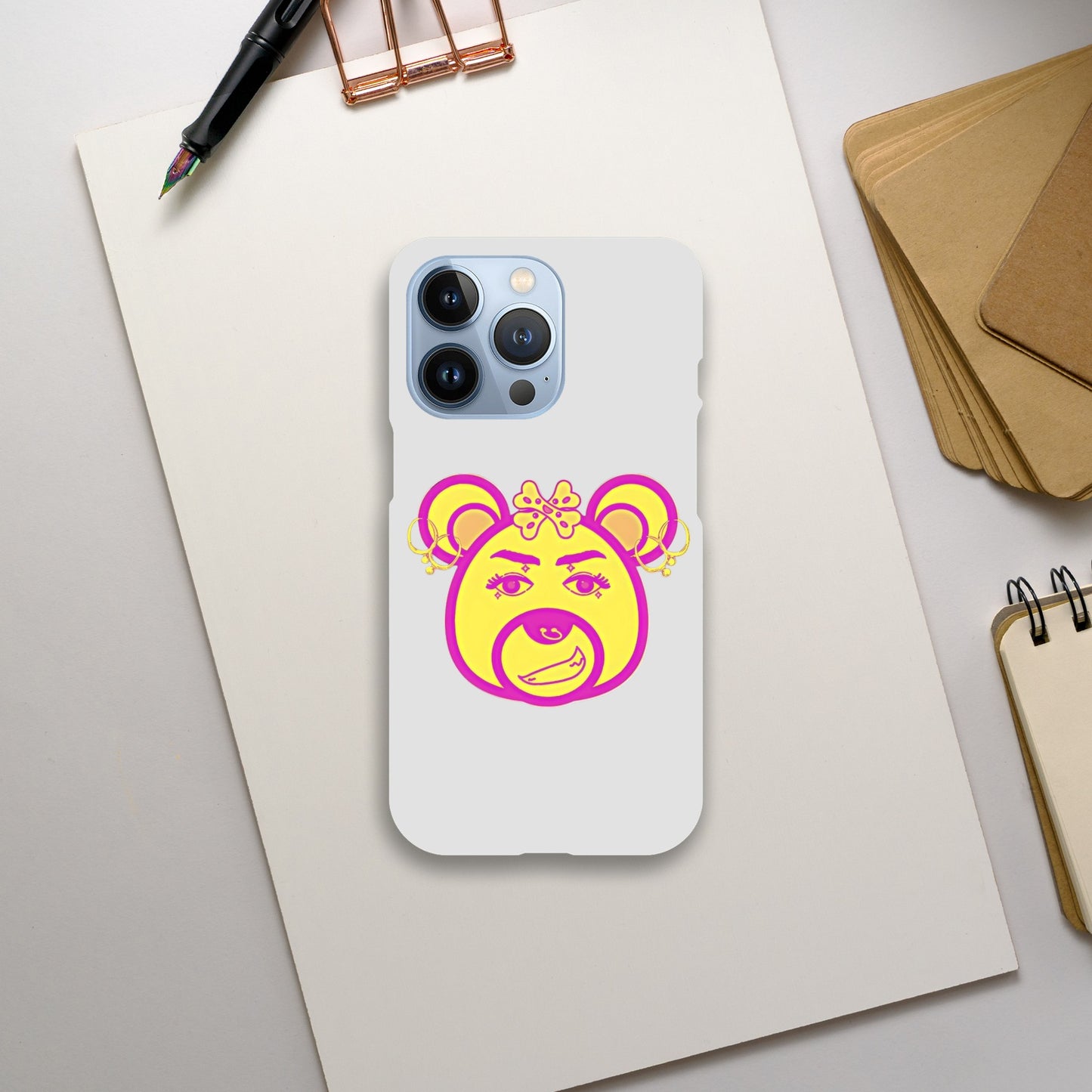 Neon Bear-Slim case