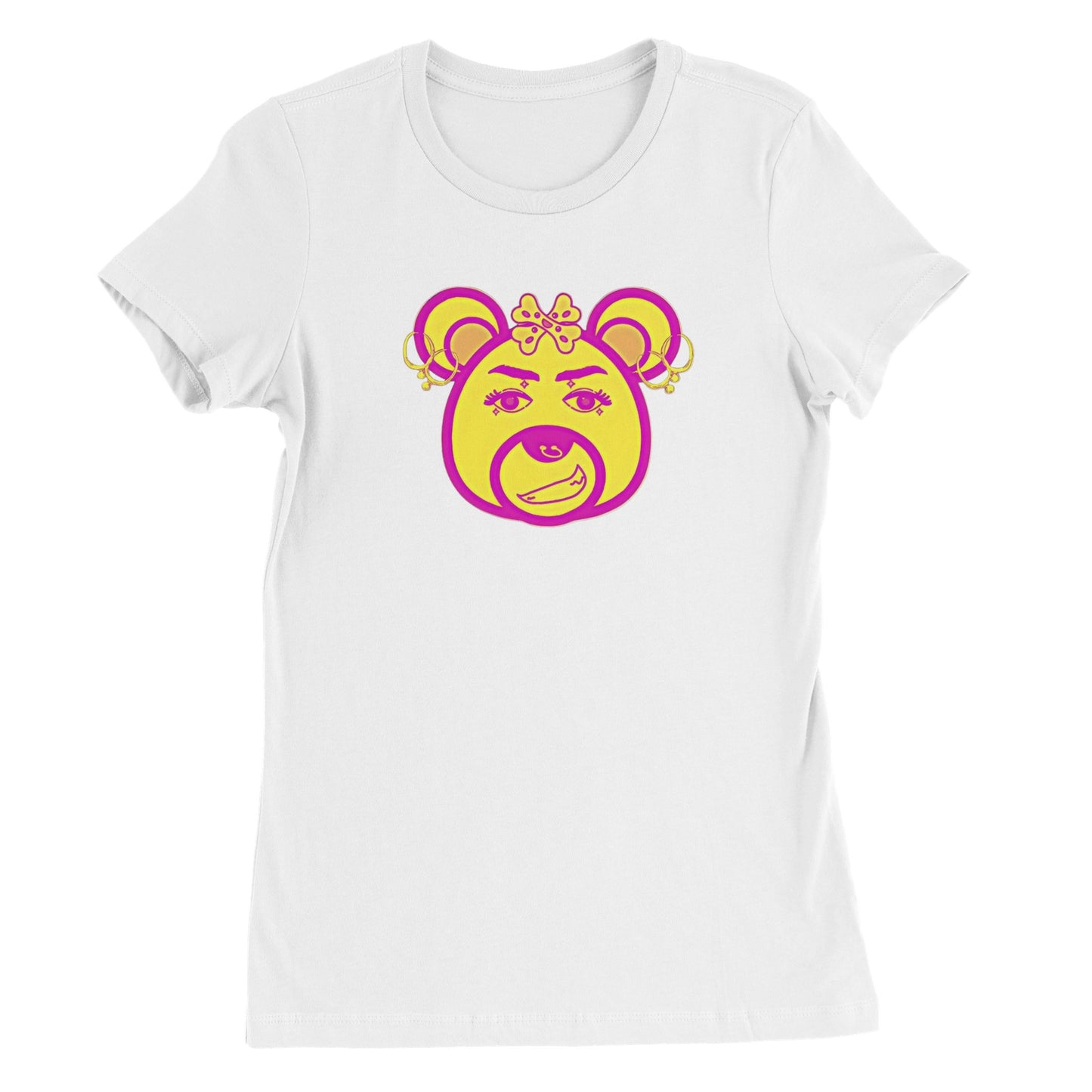 Neon Bear-Premium Womens Crewneck T-shirt