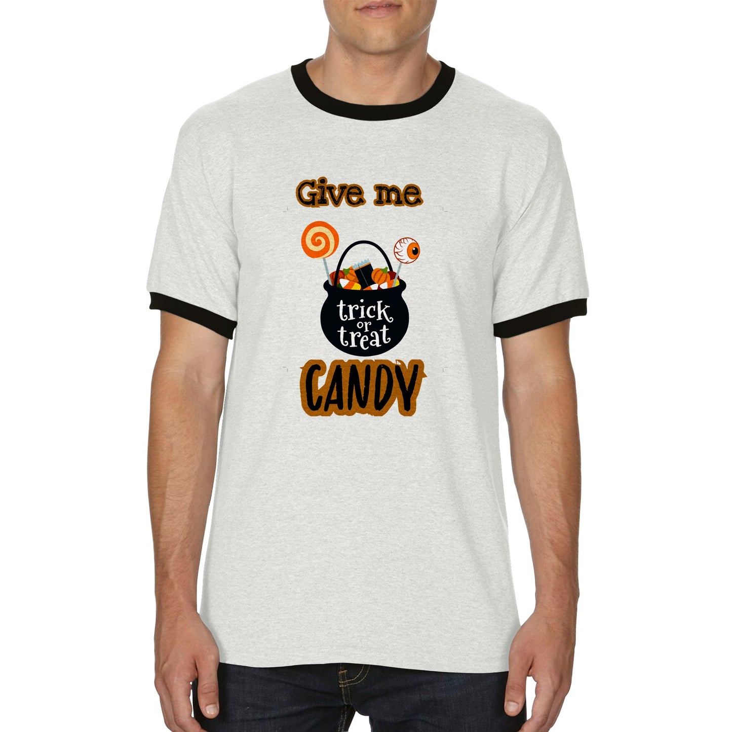 Give me candy  - Unisex Ringer T-shirt