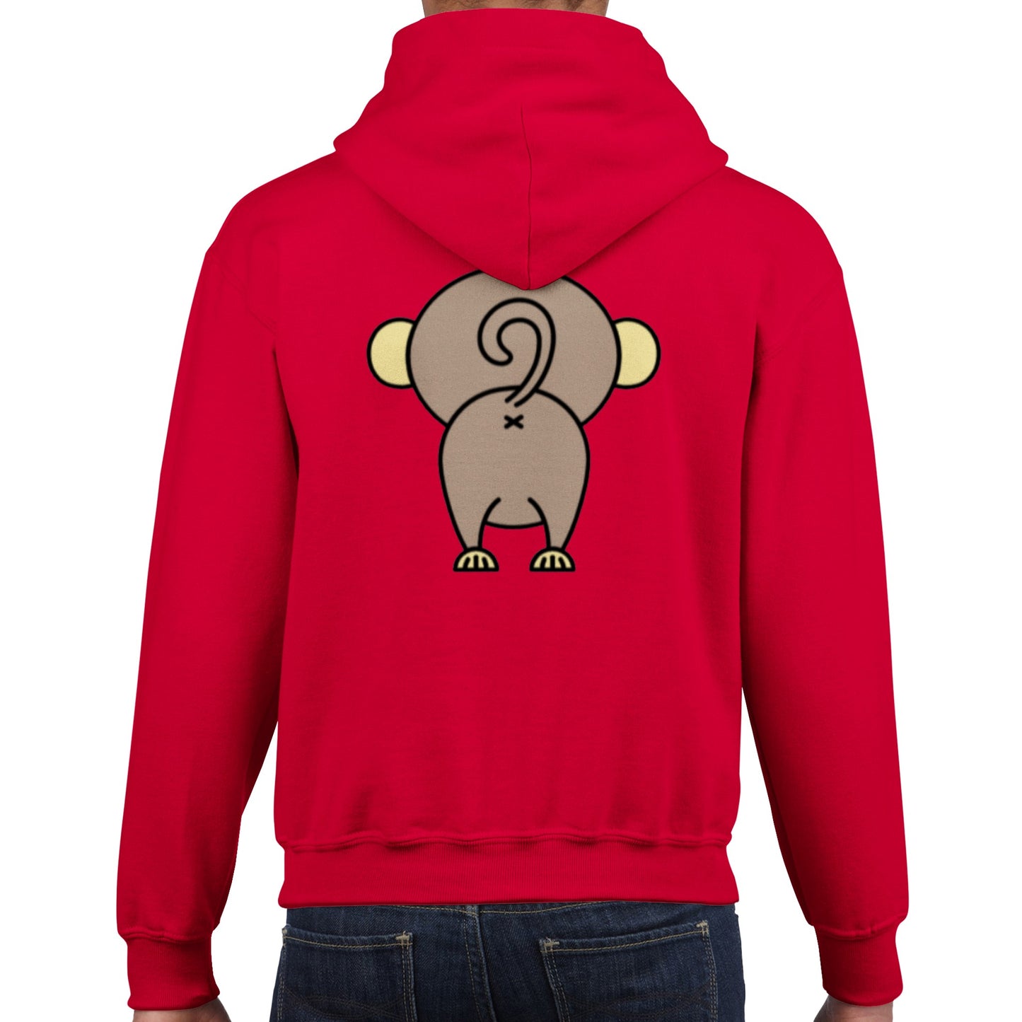 Monkey face and butt- kids clothing