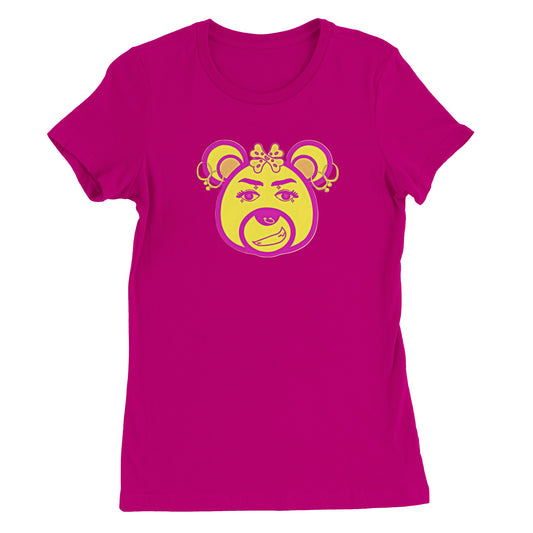 Neon Bear-Premium Womens Crewneck T-shirt