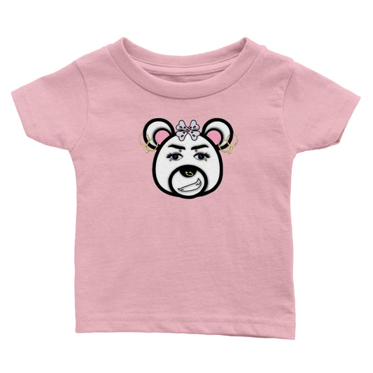 Classic Baby Crewneck T-shirt- Punk Bear
