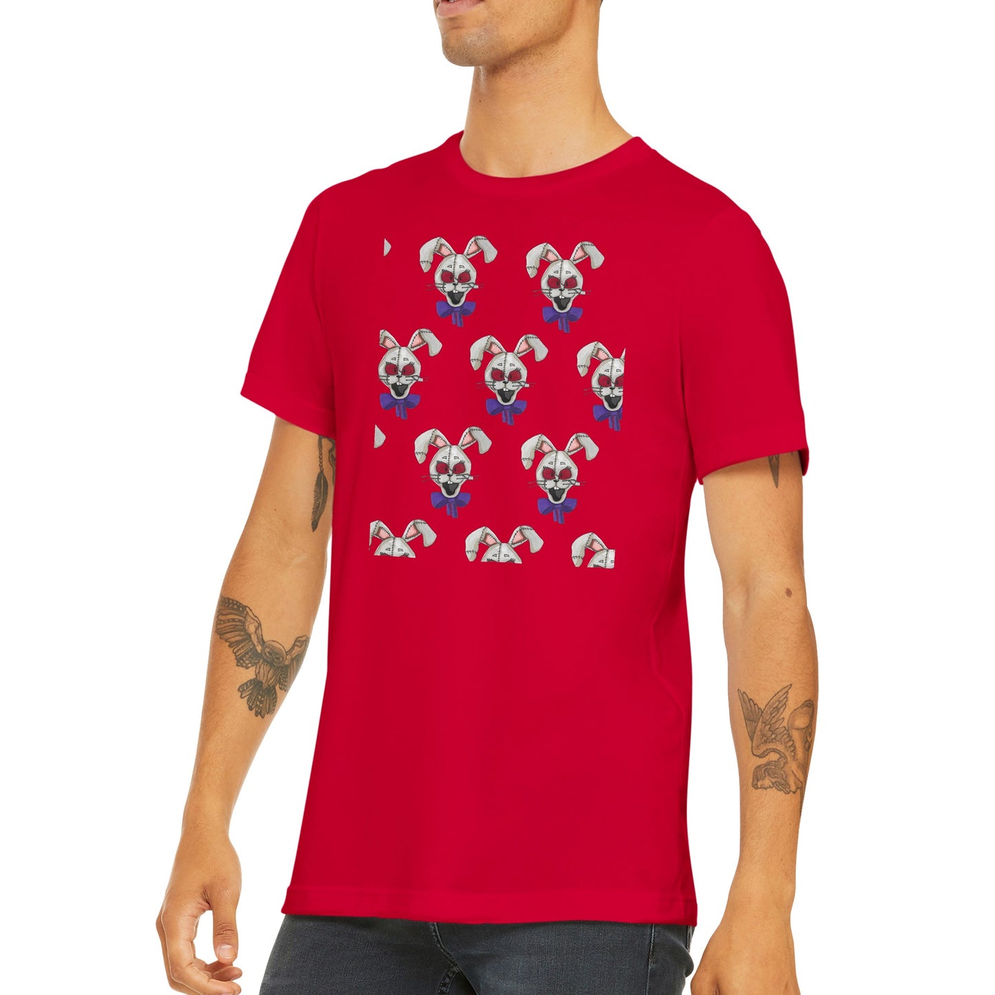 Red Eye Rabbit -Classic Unisex Crewneck T-shirt