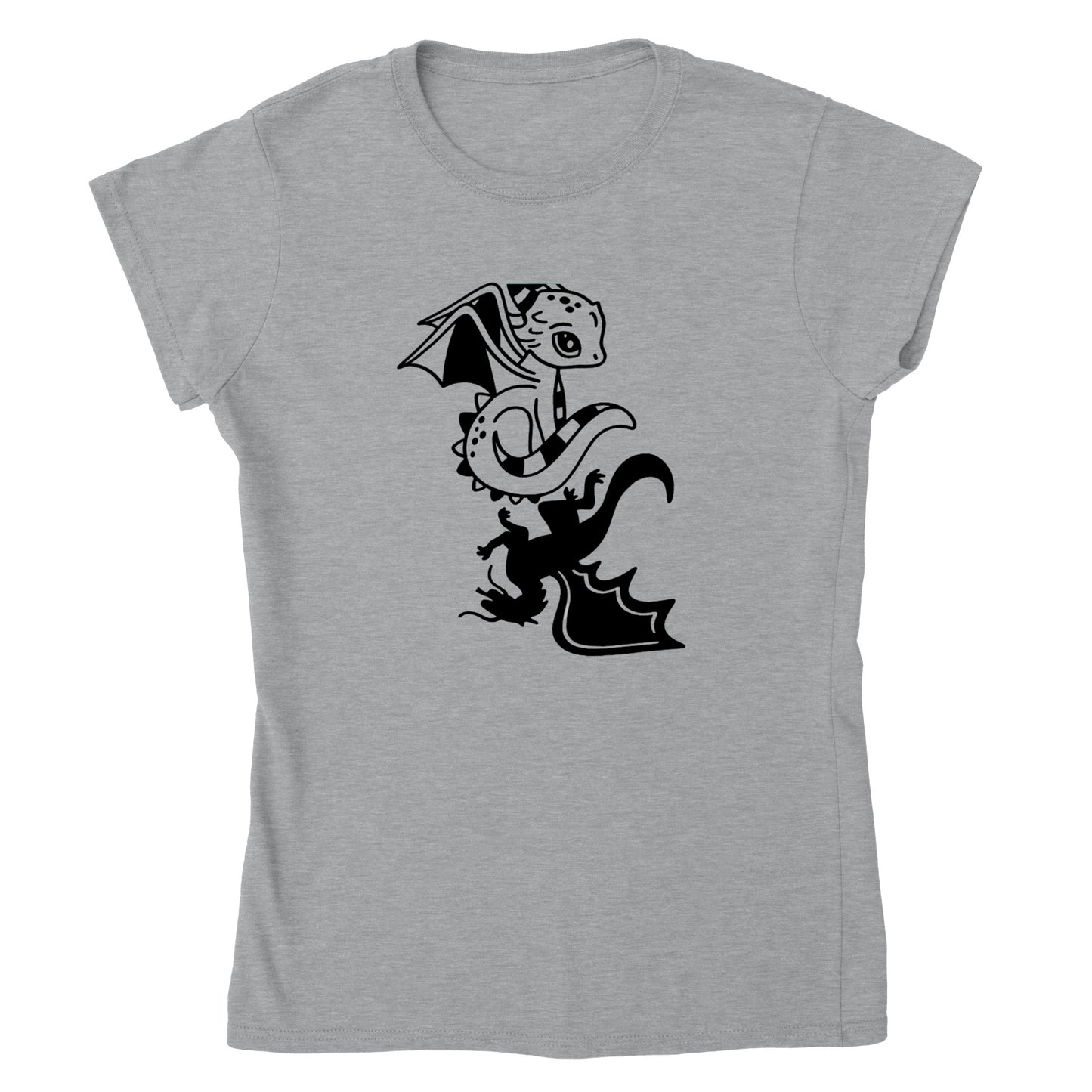 Cute Dragon-Classic Womens Crewneck T-shirt