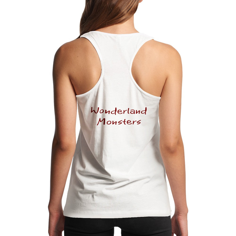 Wonderland Monsters bunny  Performance Womens Tank Top